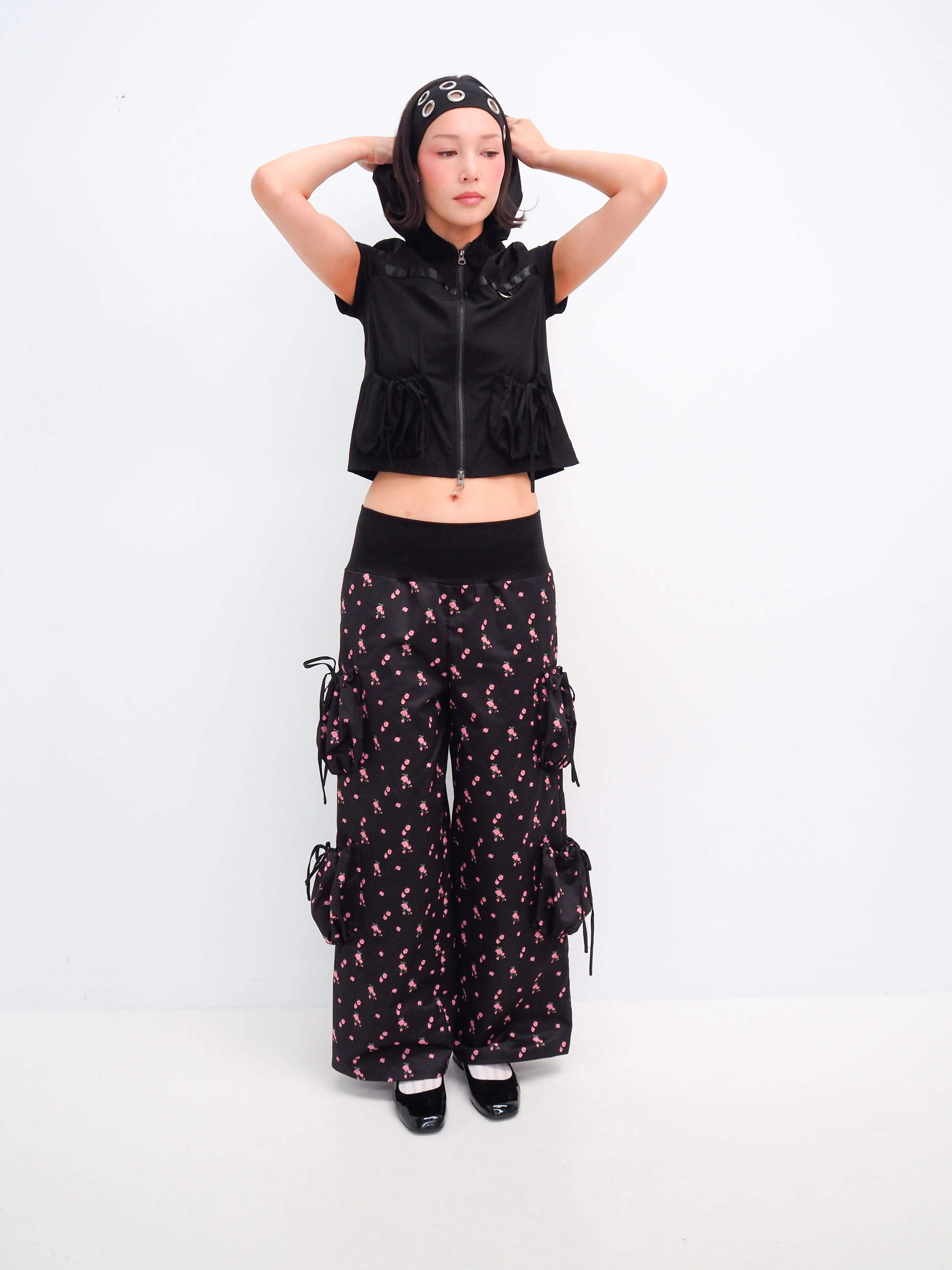 Yuki Pant - Black Floral