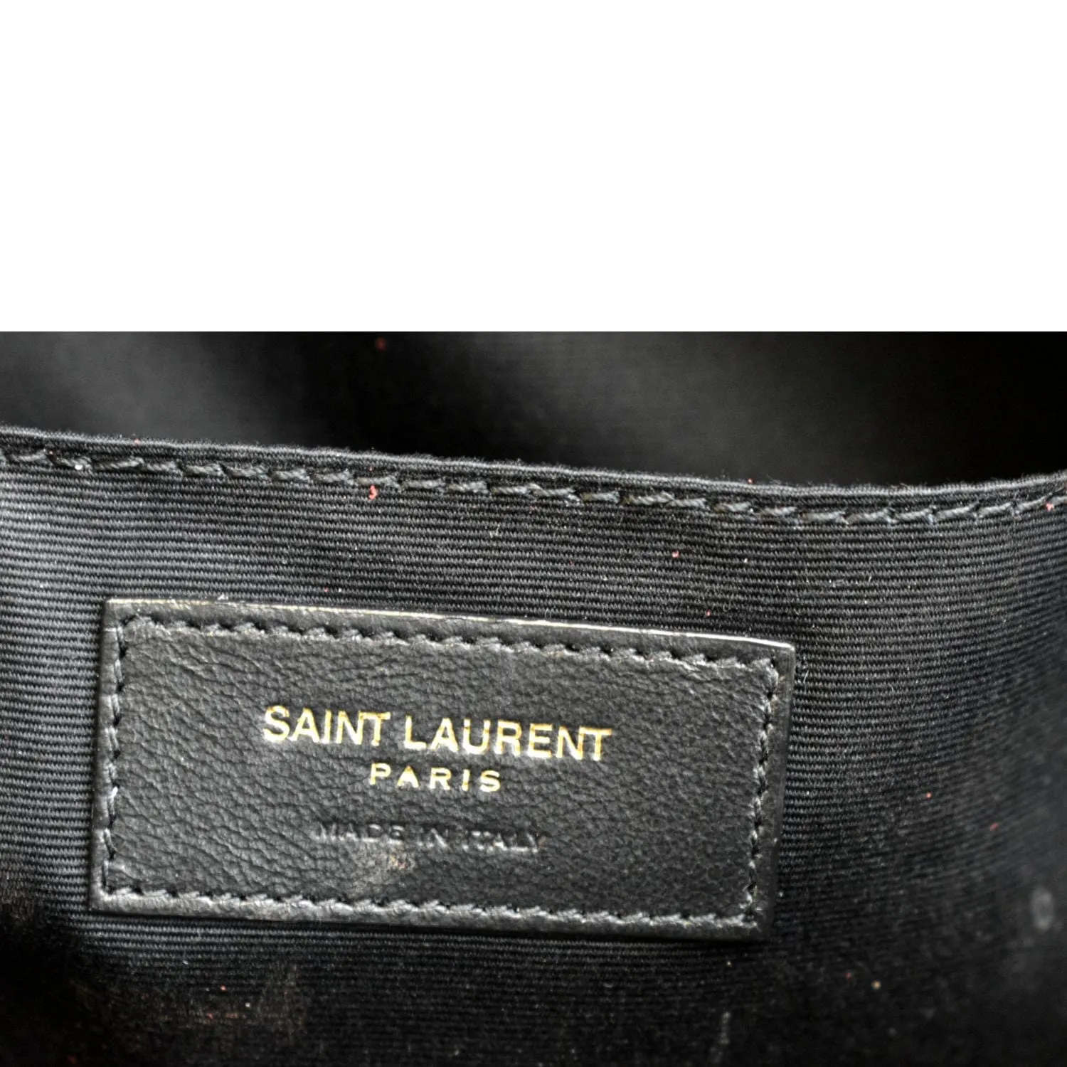 YVES SAINT LAURENT Lou Chevron Leather Camera Crossbody Bag Red