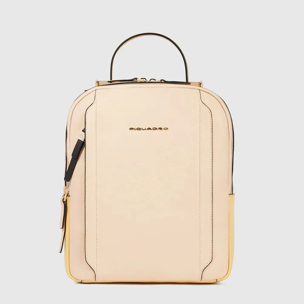 Zainetto da Donna Piquadro Porta iPad®Pro 12,9'' Circle Rosa e Giallo