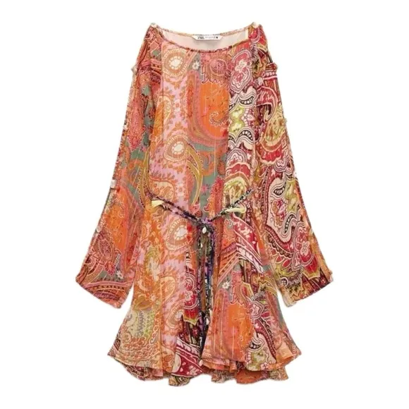 Zara Patterned Seashell Dress 🐚