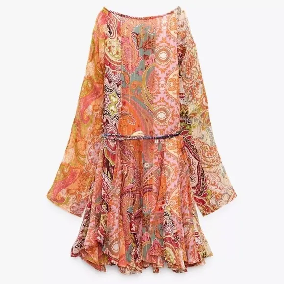 Zara Patterned Seashell Dress 🐚