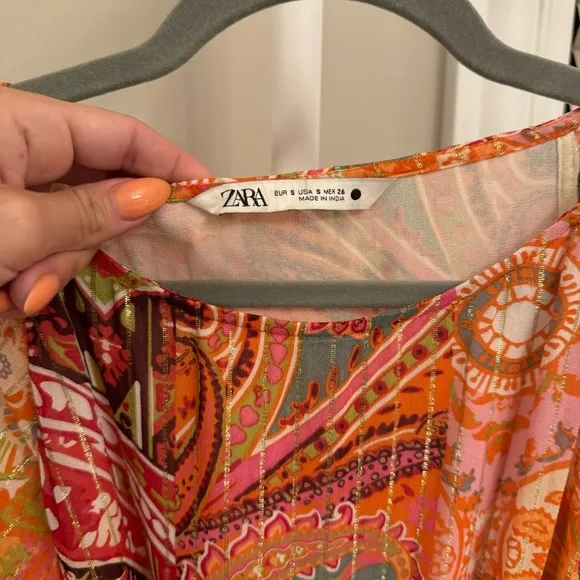 Zara Patterned Seashell Dress 🐚